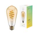 Hombli Filament Bulb CCT E27 ST64-Amber - Gold