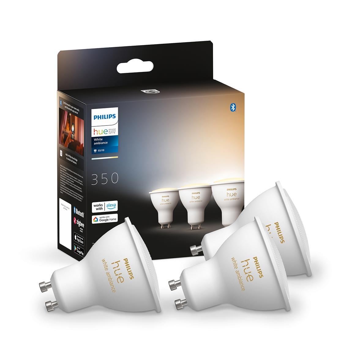 Philips Hue White Ambiance GU10 350lm 6er-Set_Verpackung