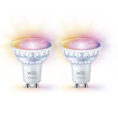 WiZ Tunable White & Color GU10 60W - GU10 Spot mit Glaslinse - 2er-Set