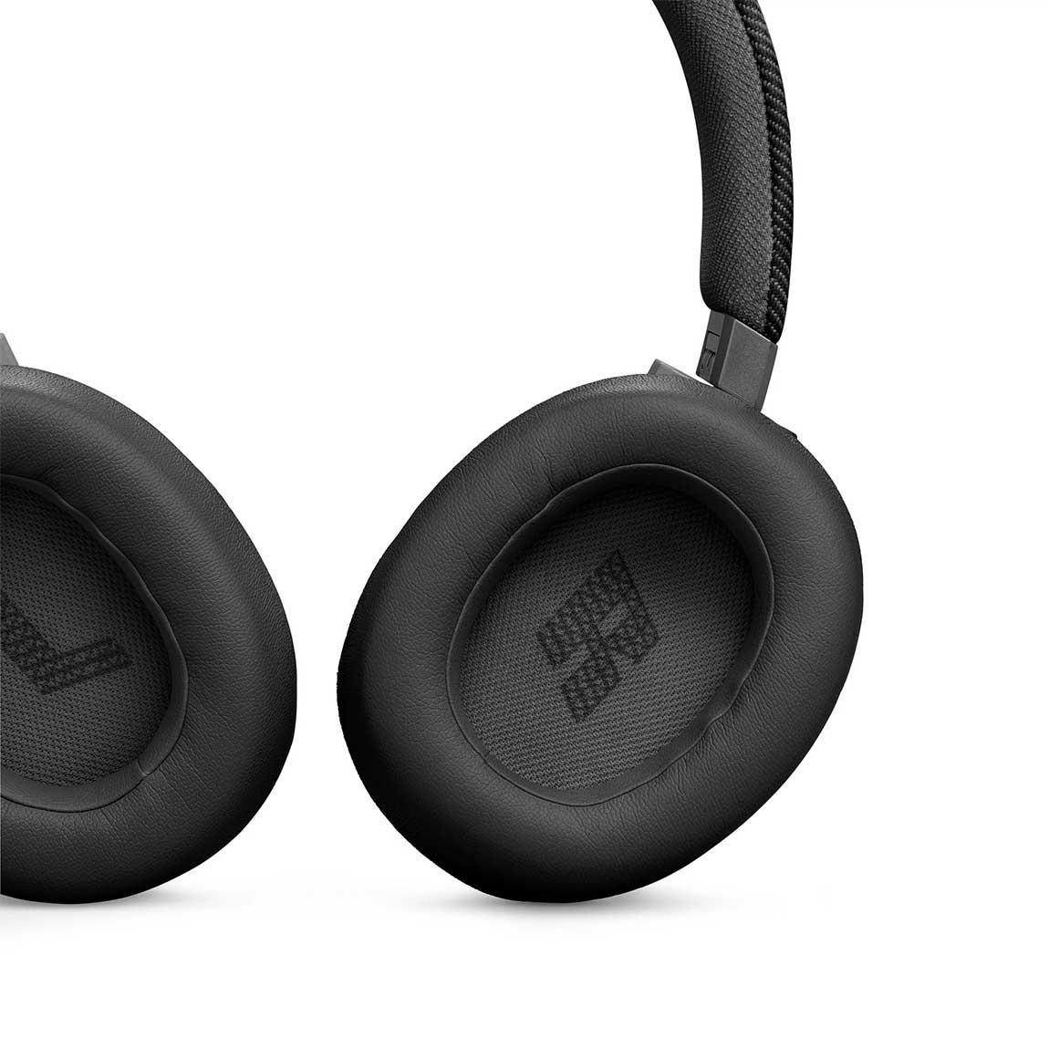 JBL Live 770NC - Kabelloser Over-Ear-Kopfhörer mit True Adaptive Noise Cancelling - Schwarz_ohrmuschel