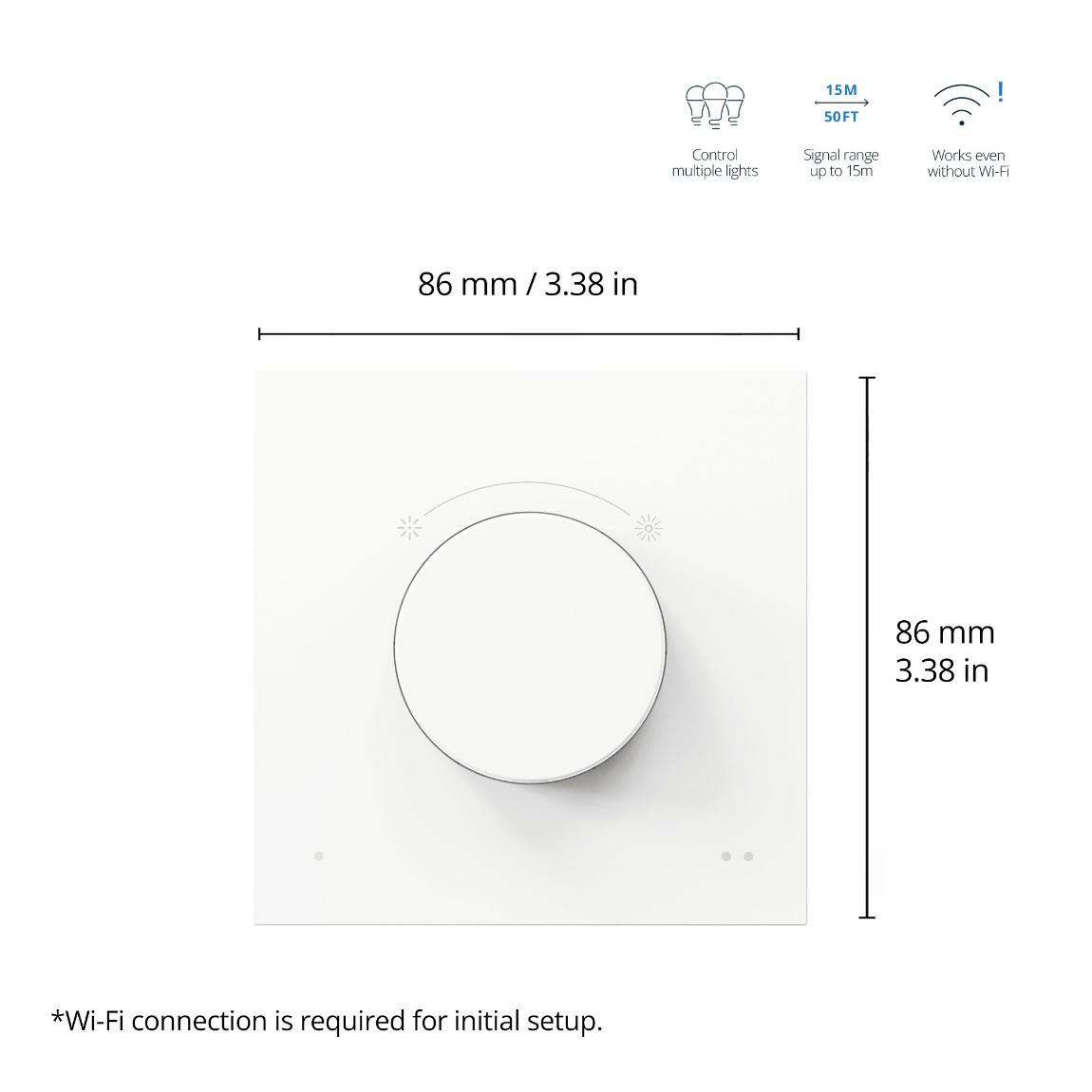 WiZ Dial Switch - smarter Drehschalter mit USB-Anschluss