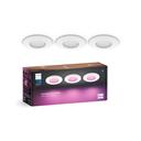 Philips Hue White & Color Ambiance Slim Recessed 90mm 450lm - 3er-Set