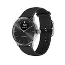 Withings ScanWatch Light - Hybrid Smartwatch für tägliches Gesundheitstracking mit 37 mm Armband - Schwarz