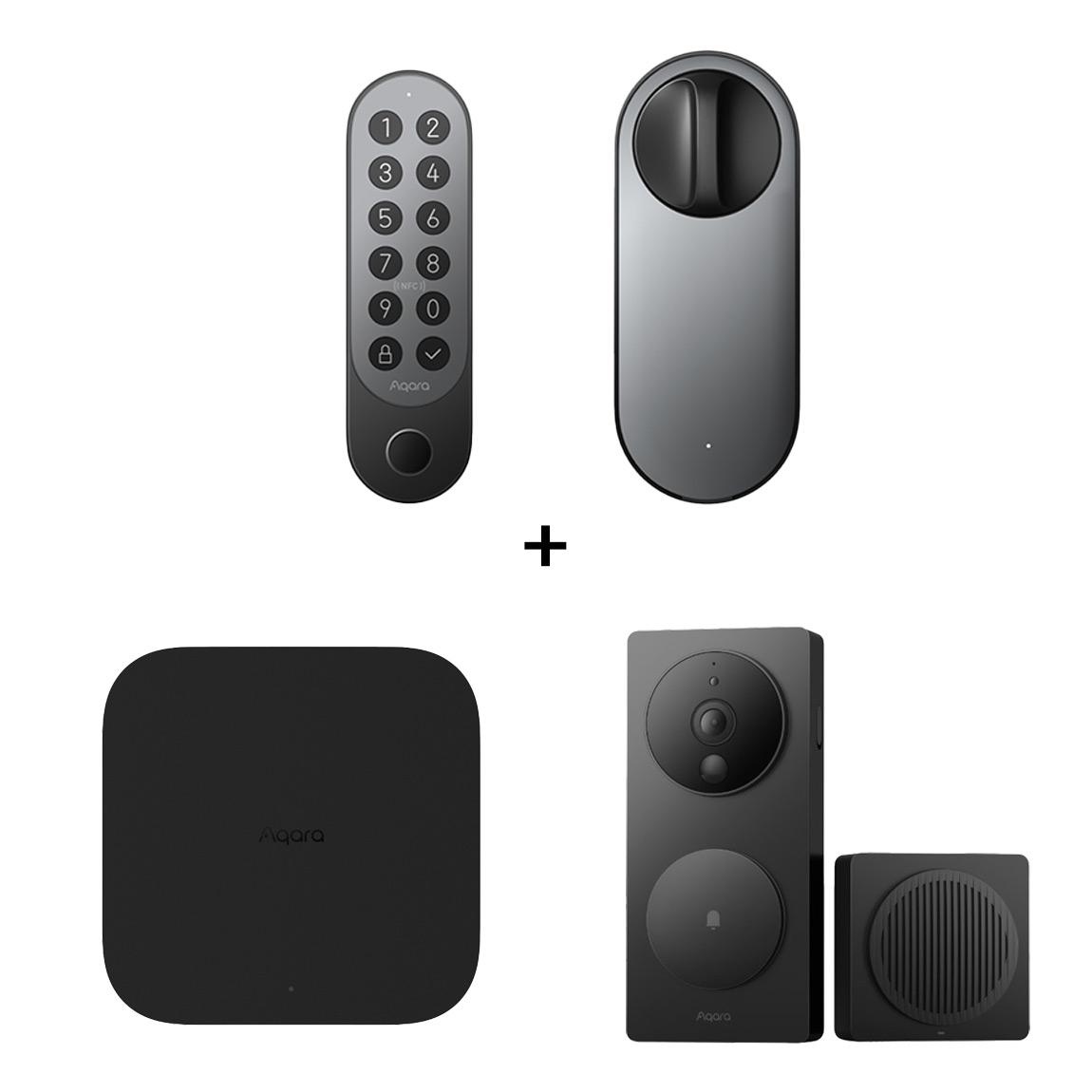 Aqara Smart Lock U200 + Hub M3 + Smart Video Doorbell G4