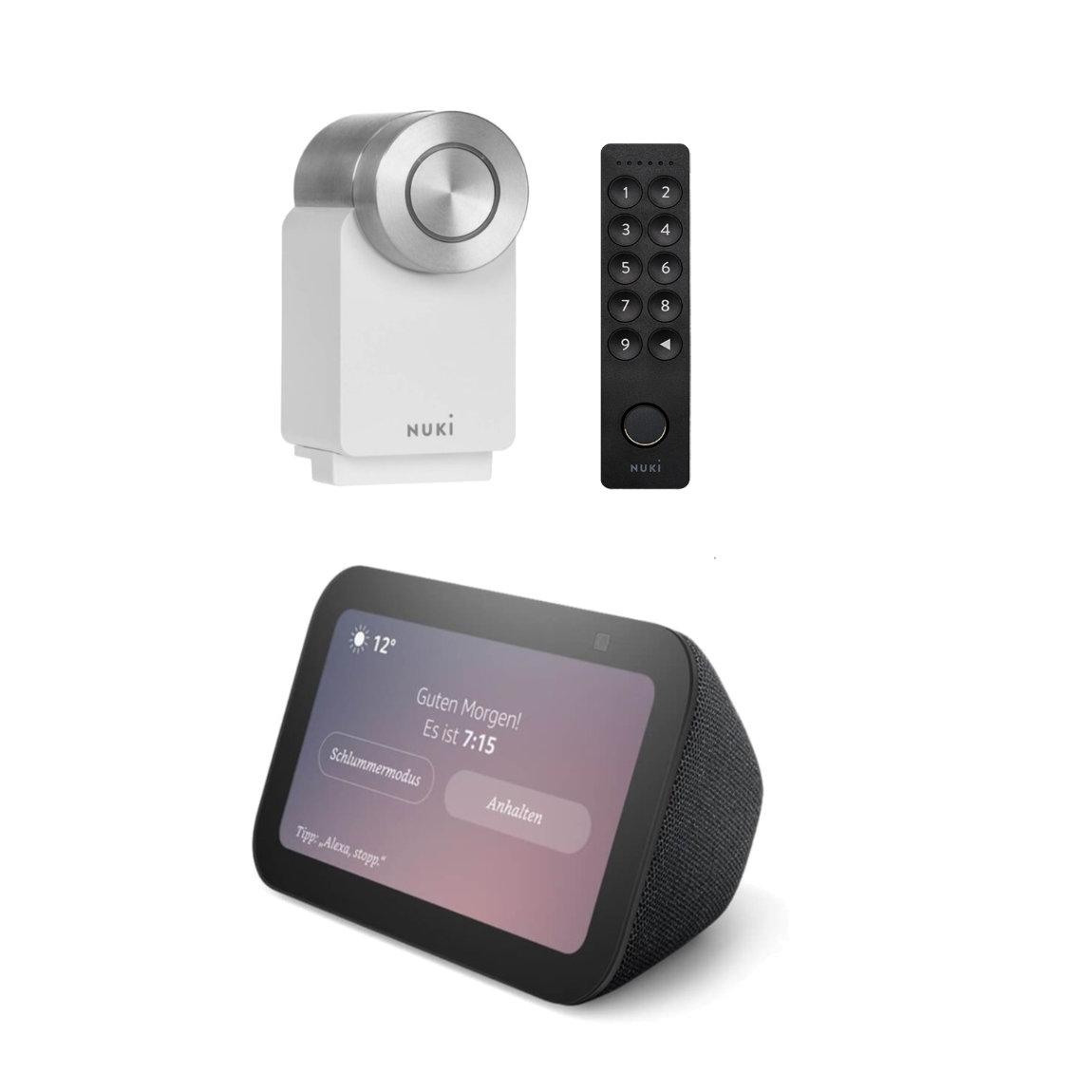 Nuki Smart Lock 4 Pro + Keypad 2.0 + Amazon Echo Show 5