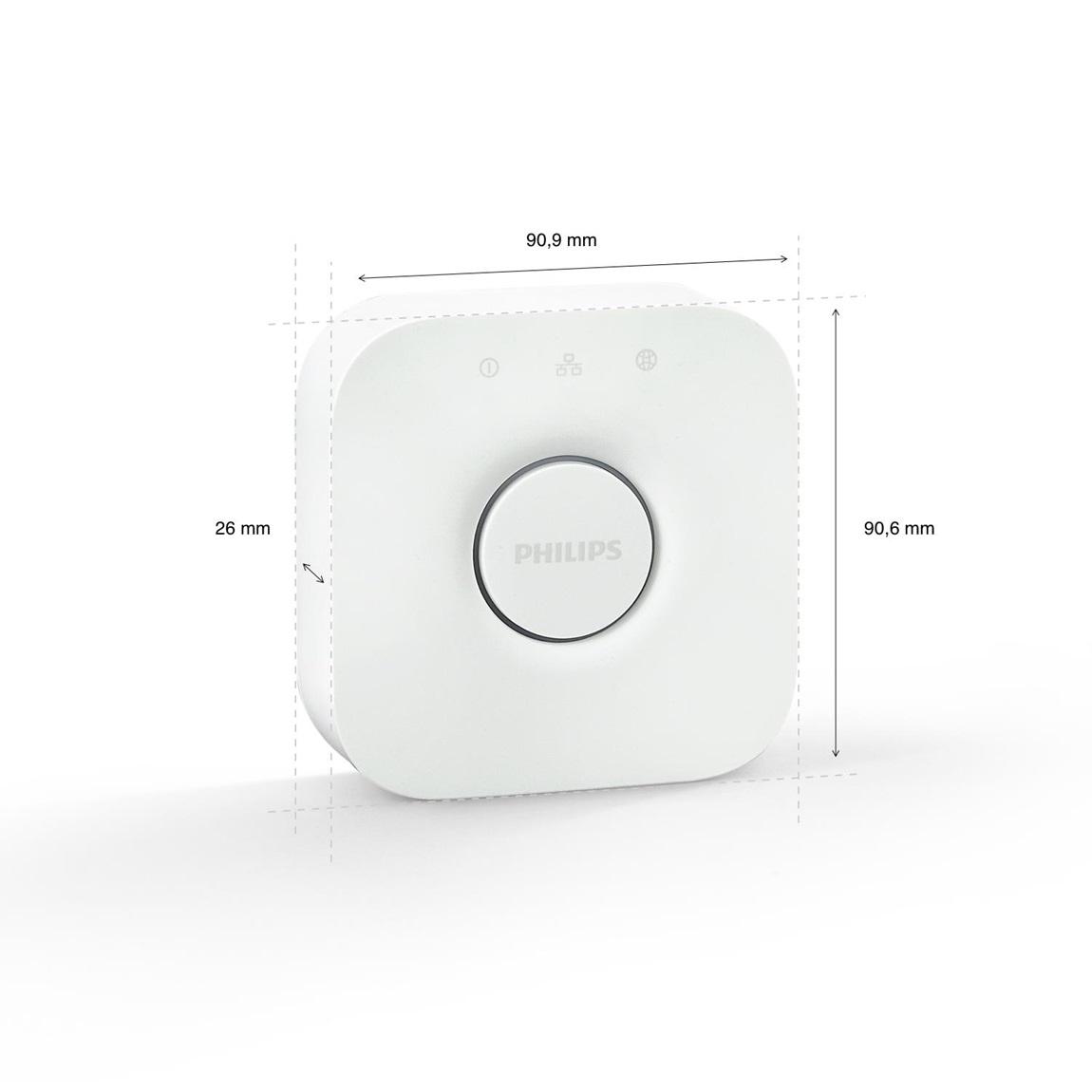 Philips Hue White & Color Ambiance Impress Wandleuchte + Bridge