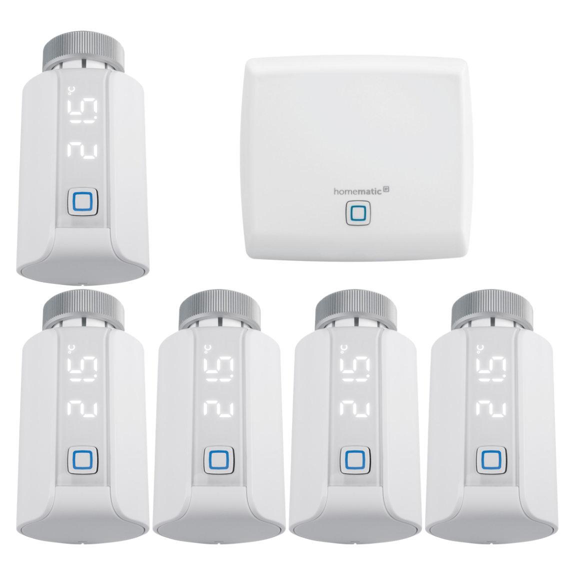 Homematic IP Access Point + Heizkörperthermostat Evo 5er Set