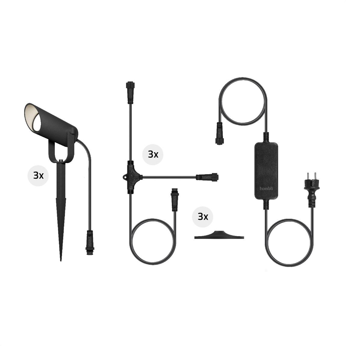 Hombli Outdoor Smart Spot Light Starter-Kit