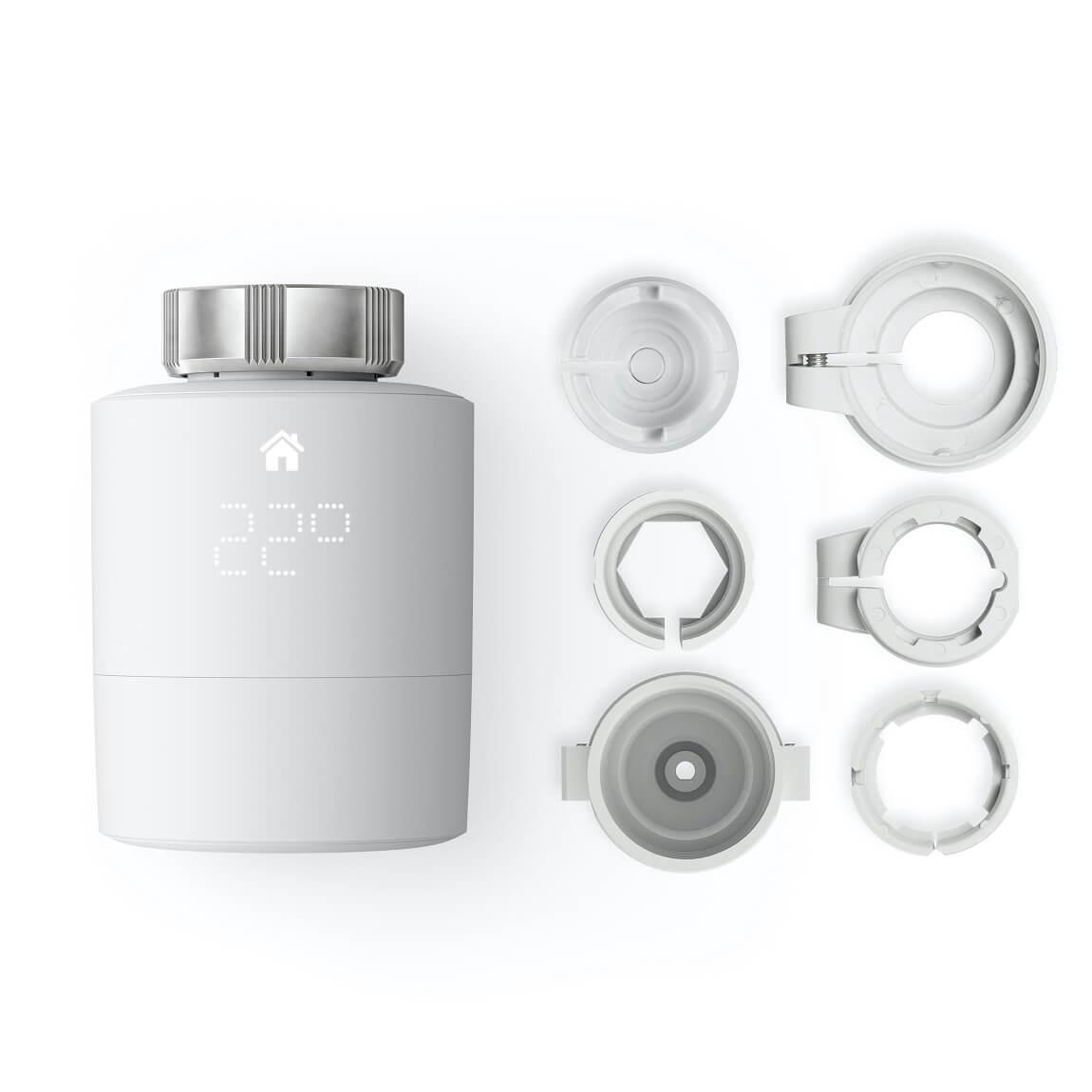 tado° Smartes Heizkörper-Thermostat Starter Kit V3+ mit 3 Thermostaten & Bridge zur Einzelraumsteuerung