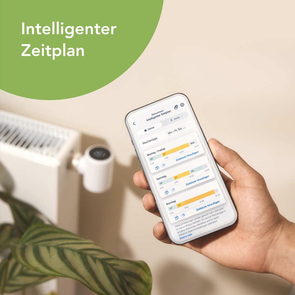 tado° Smartes Heizkörper-Thermostat X - Quattro Pack + Bridge