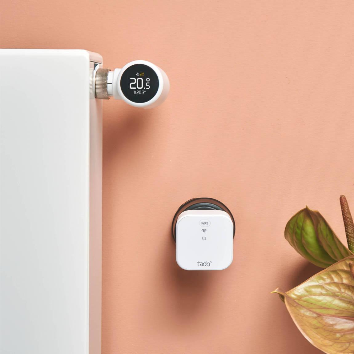 tado° Smartes Heizkörper-Thermostat X - Quattro Pack + Bridge