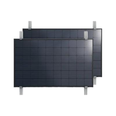 EET Solar LightMate Fassade/Zaun Plus - Balkonkraftwerk mit Wandhalterung (2x 430Wp)