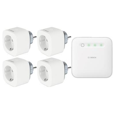 Bosch Smart Home - Starter Set Zwischenstecker kompakt mit 4 Stecker