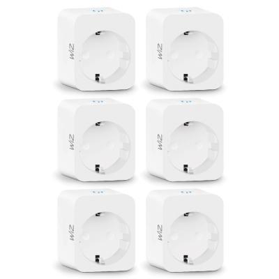 WiZ Smart Plug inkl. Powermeter 6er-Set