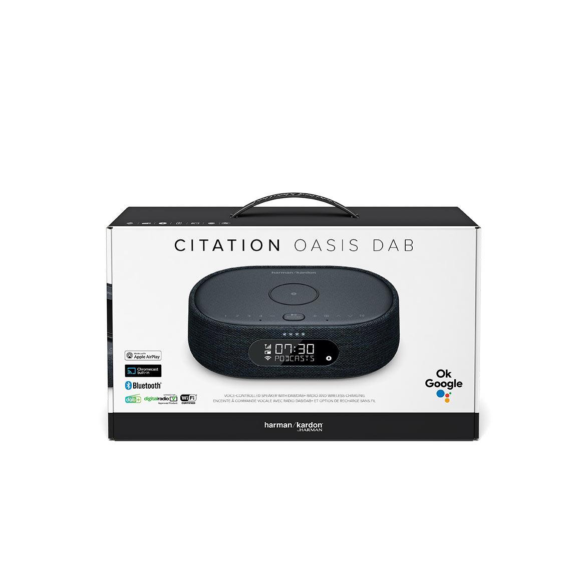 Harman Kardon Citation Oasis - Mini-Speaker mit DAB+ - schwarz_Lifestyle_Verpackung