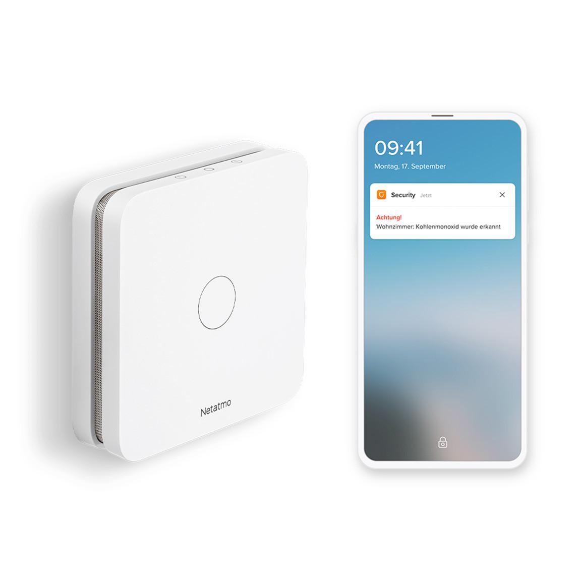 Netatmo Smart Carbon Monoxide Alarm - mit App