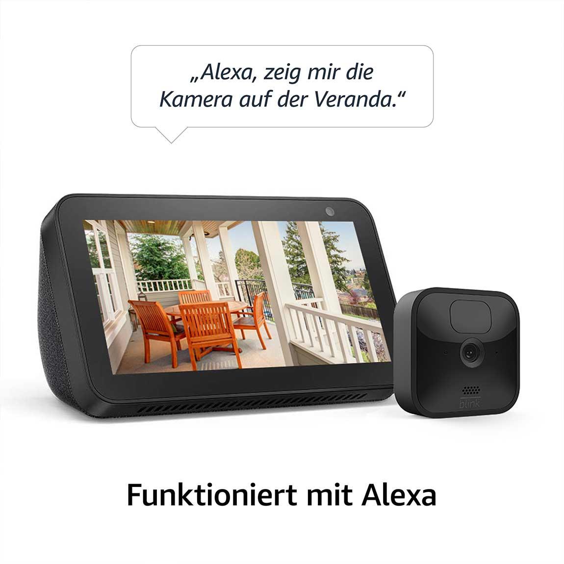 Amazon Blink Outdoor 4-Kamera System - Schwarz_Alexa