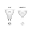 Philips Hue White & Col. Amb. MR16 LED Lampe Einzelpack 400lm - Weiß_fassung
