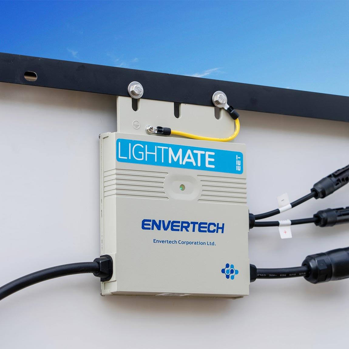 EET Solar LightMate Garten - Solarpanel zur Verlegung im Garten - Schwarz_Wechselrichter