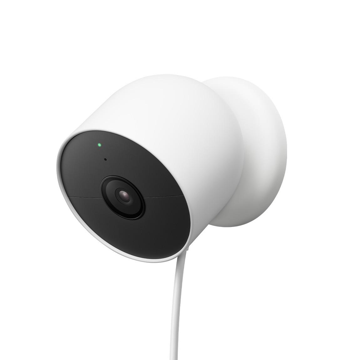 Google Nest Cam (mit Akku) mit Zusatzkabel wetterfest