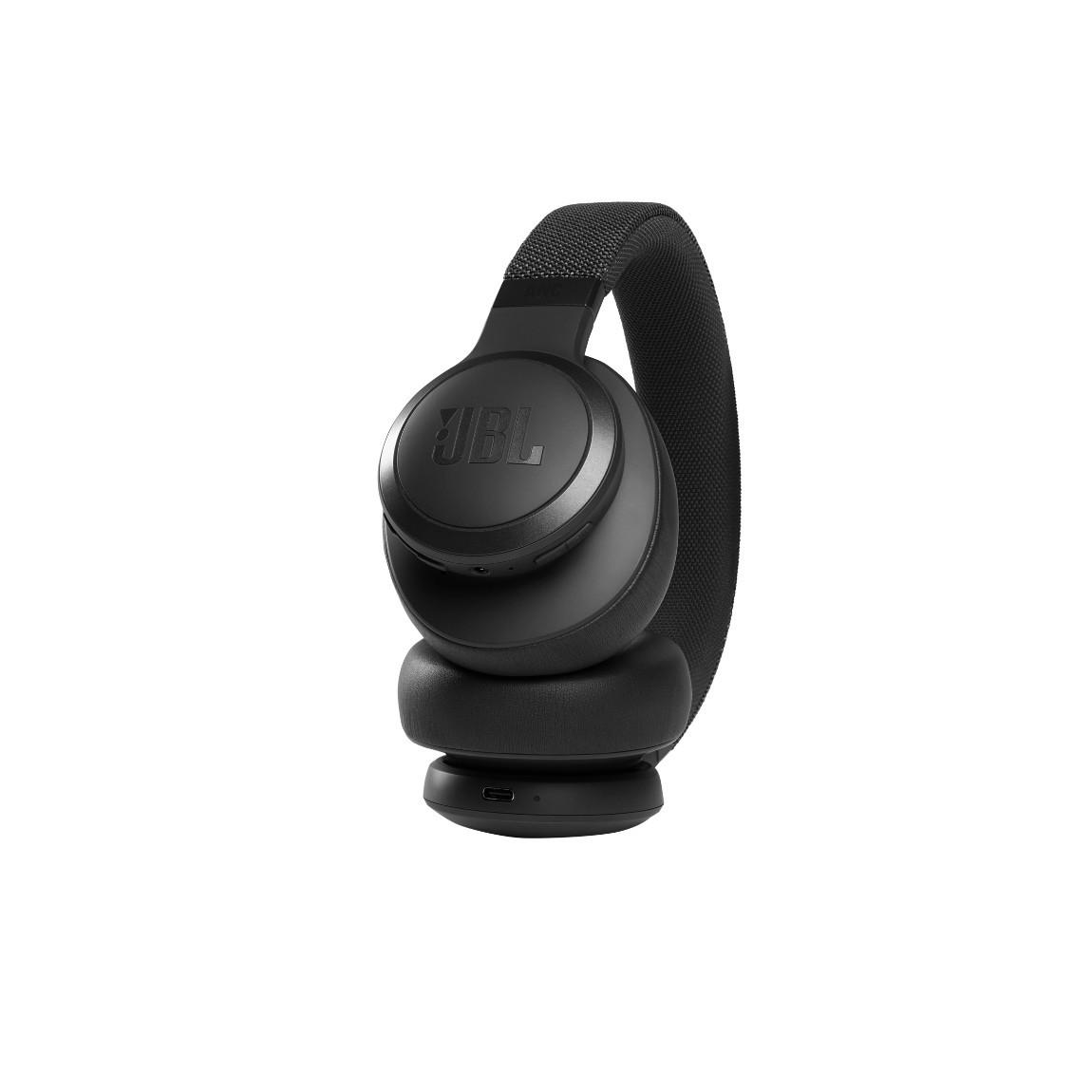 JBL Live 660 NC - Wireless Over-ear-Kopfhörer - schwarz seitlich