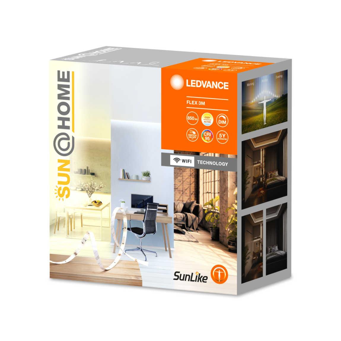 Ledvance Sun@Home SMART+ WiFi Flex 3m Lightstrip Warm- und Kaltweiß_Verpackung