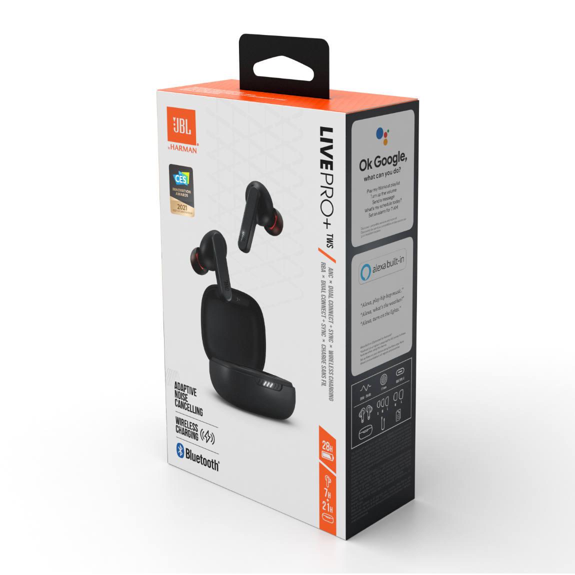 JBL Live Pro+ - Noise-Cancelling Earbuds_schwarz_Verpackung