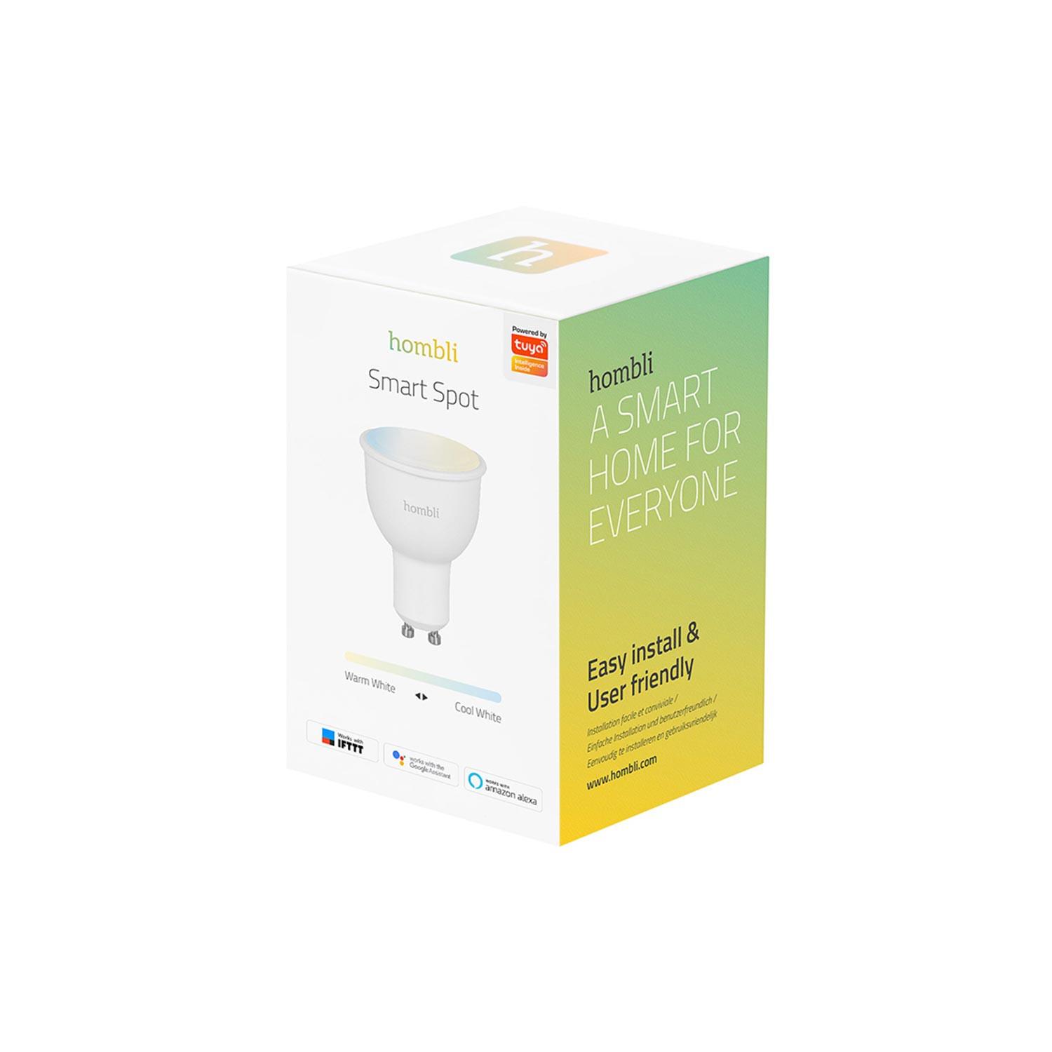 Hombli Smart Spot GU10 White-Lampe 3er-Set + gratis Smart Spot GU10 White 3er-Set - Verpackung