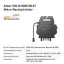 Anker SOLIX RS40B - Balkonkraftwerk Premium mit Balkonhalterungen (2x 410W) - Schwarz