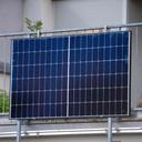 EET Solar LightMate Balkon - Solarpanel zur Balkonmontage - Schwarz_in_Aktion