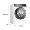 Bosch WGB244A40 Serie 8 Waschmaschine Frontlader 9 kg 1400 U/min - Weiß / Altgerätemitnahme_maße